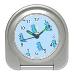 Dinosaur , Cute, Pastel, Travel Alarm Clock