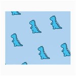 Dinosaur , Cute, Pastel, Small Glasses Cloth (2 Sides)