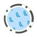 Dinosaur , Cute, Pastel, Poker Chip Card Guard