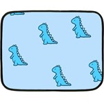 Dinosaur , Cute, Pastel, Fleece Blanket (Mini)