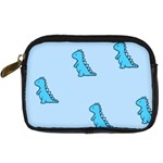 Dinosaur , Cute, Pastel, Digital Camera Leather Case