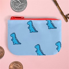 Dinosaur , Cute, Pastel, Mini Coin Purse from ArtsNow.com Front