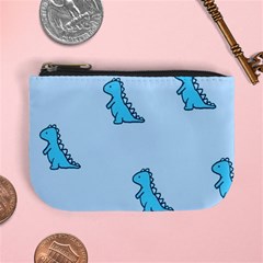 Dinosaur , Cute, Pastel, Mini Coin Purse from ArtsNow.com Front