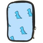 Dinosaur , Cute, Pastel, Compact Camera Leather Case