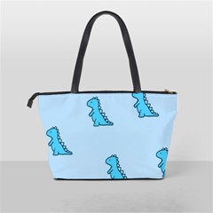 Dinosaur , Cute, Pastel, Classic Shoulder Handbag from ArtsNow.com Back