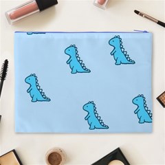 Dinosaur , Cute, Pastel, Cosmetic Bag (XL) from ArtsNow.com Back