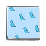 Dinosaur , Cute, Pastel, Memory Card Reader (Square 5 Slot)