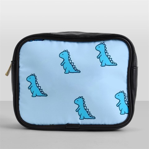 Dinosaur , Cute, Pastel, Mini Toiletries Bag (One Side) from ArtsNow.com Front