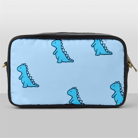 Dinosaur , Cute, Pastel, Toiletries Bag (One Side) from ArtsNow.com Front