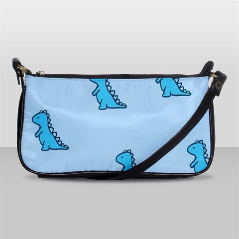 Dinosaur , Cute, Pastel, Shoulder Clutch Bag from ArtsNow.com Front