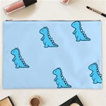 Dinosaur , Cute, Pastel, Cosmetic Bag (XXL)