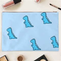 Dinosaur , Cute, Pastel, Cosmetic Bag (XXL) from ArtsNow.com Back