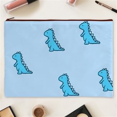 Dinosaur , Cute, Pastel, Cosmetic Bag (XXXL) from ArtsNow.com Front