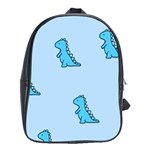 Dinosaur , Cute, Pastel, School Bag (XL)