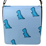 Dinosaur , Cute, Pastel, Flap Closure Messenger Bag (S)