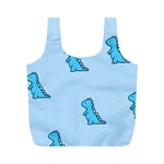 Dinosaur , Cute, Pastel, Full Print Recycle Bag (M)