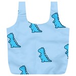 Dinosaur , Cute, Pastel, Full Print Recycle Bag (XL)