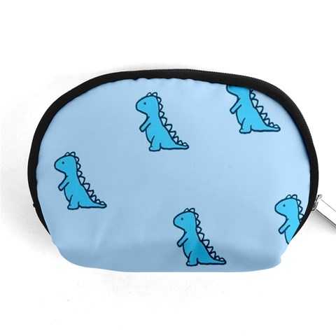 Dinosaur , Cute, Pastel, Accessory Pouch (Medium) from ArtsNow.com Front