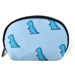 Dinosaur , Cute, Pastel, Accessory Pouch (Large) from ArtsNow.com Back