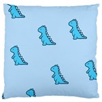 Dinosaur , Cute, Pastel, Standard Premium Plush Fleece Cushion Case (One Side)