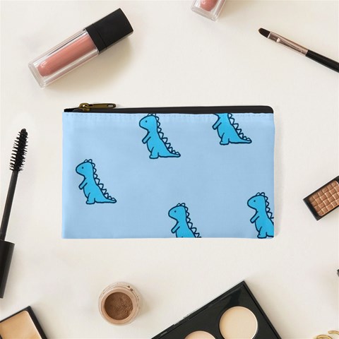 Dinosaur , Cute, Pastel, Cosmetic Bag (XS) from ArtsNow.com Front