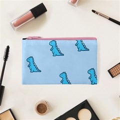 Dinosaur , Cute, Pastel, Cosmetic Bag (XS) from ArtsNow.com Front