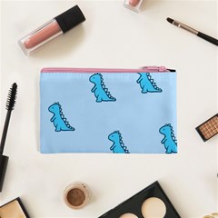 Dinosaur , Cute, Pastel, Cosmetic Bag (XS) from ArtsNow.com Back