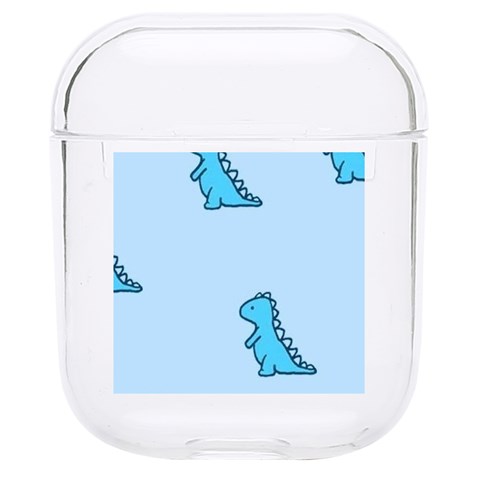 Dinosaur , Cute, Pastel, Hard PC AirPods 1/2 Case from ArtsNow.com Front