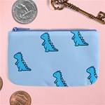 Dinosaur , Cute, Pastel, Large Coin Purse