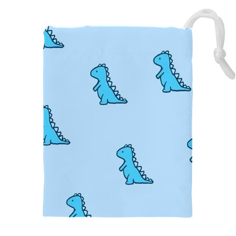 Dinosaur , Cute, Pastel, Drawstring Pouch (4XL) from ArtsNow.com Front