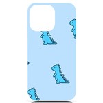 Dinosaur , Cute, Pastel, iPhone 14 Pro Max Black UV Print Case