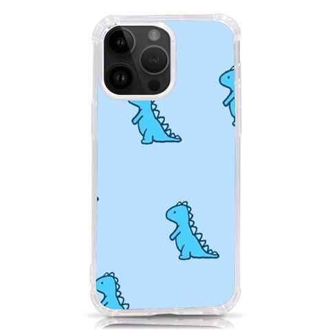 Dinosaur , Cute, Pastel, iPhone 14 Pro Max TPU UV Print Case from ArtsNow.com Front