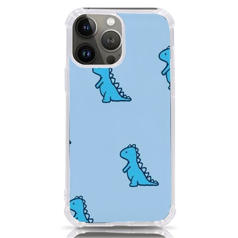 Dinosaur , Cute, Pastel, iPhone 13 Pro Max TPU UV Print Case from ArtsNow.com Front