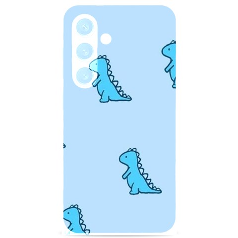 Dinosaur , Cute, Pastel, Samsung Galaxy S24 6.2 Inch Black TPU UV Case from ArtsNow.com Front