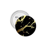 Marble Black, Kiss, Gold, Pretty 1.75  Buttons