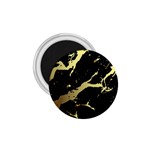 Marble Black, Kiss, Gold, Pretty 1.75  Magnets