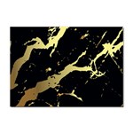 Marble Black, Kiss, Gold, Pretty Sticker A4 (10 pack)