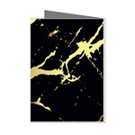 Marble Black, Kiss, Gold, Pretty Mini Greeting Cards (Pkg of 8)