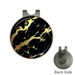 Marble Black, Kiss, Gold, Pretty Hat Clips with Golf Markers