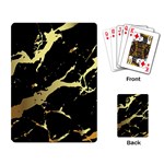 Marble Black, Kiss, Gold, Pretty Playing Cards Single Design (Rectangle)