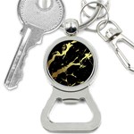 Marble Black, Kiss, Gold, Pretty Bottle Opener Key Chain