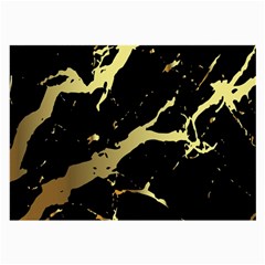 Marble Black, Kiss, Gold, Pretty Large Glasses Cloth (2 Sides) from ArtsNow.com Back