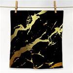 Marble Black, Kiss, Gold, Pretty Face Towel