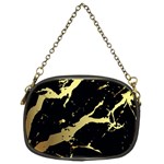 Marble Black, Kiss, Gold, Pretty Chain Purse (Two Sides)