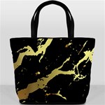 Marble Black, Kiss, Gold, Pretty Bucket Bag