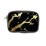 Marble Black, Kiss, Gold, Pretty Coin Purse