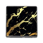 Marble Black, Kiss, Gold, Pretty Memory Card Reader (Square 5 Slot)