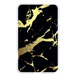 Marble Black, Kiss, Gold, Pretty Memory Card Reader (Rectangular)