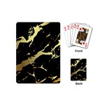 Marble Black, Kiss, Gold, Pretty Playing Cards Single Design (Mini)