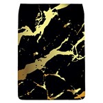 Marble Black, Kiss, Gold, Pretty Removable Flap Cover (L)